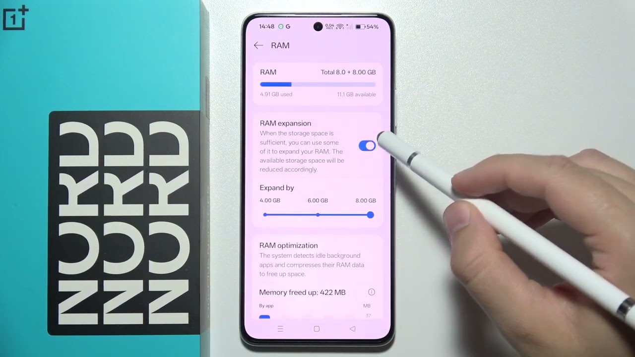 OnePlus Nord CE 5: How to Use RAM Extension