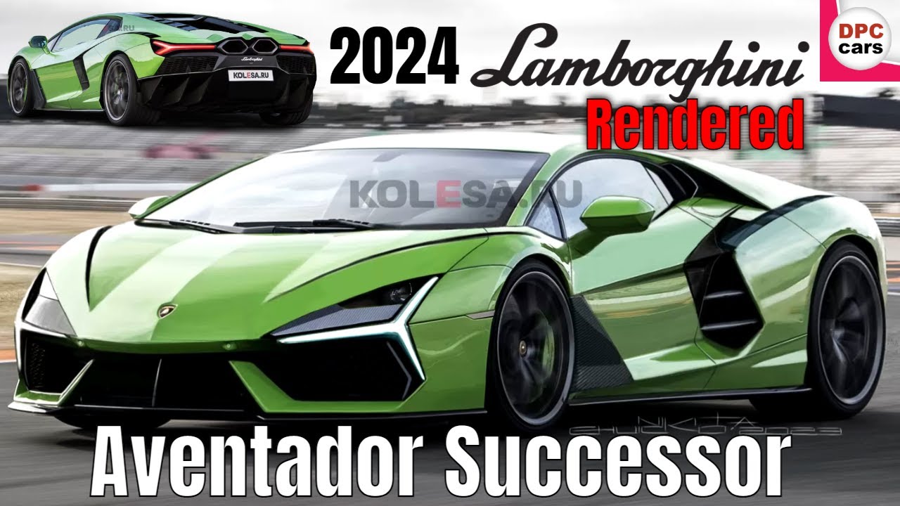 2024 Lamborghini Aventador Successor Rendered