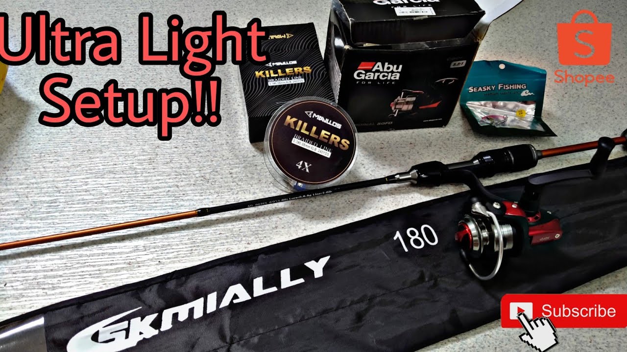 Skmially Ultra Light / Abu Garcia Cardinal Reel / Killers Braid line / Ultra Light Setup