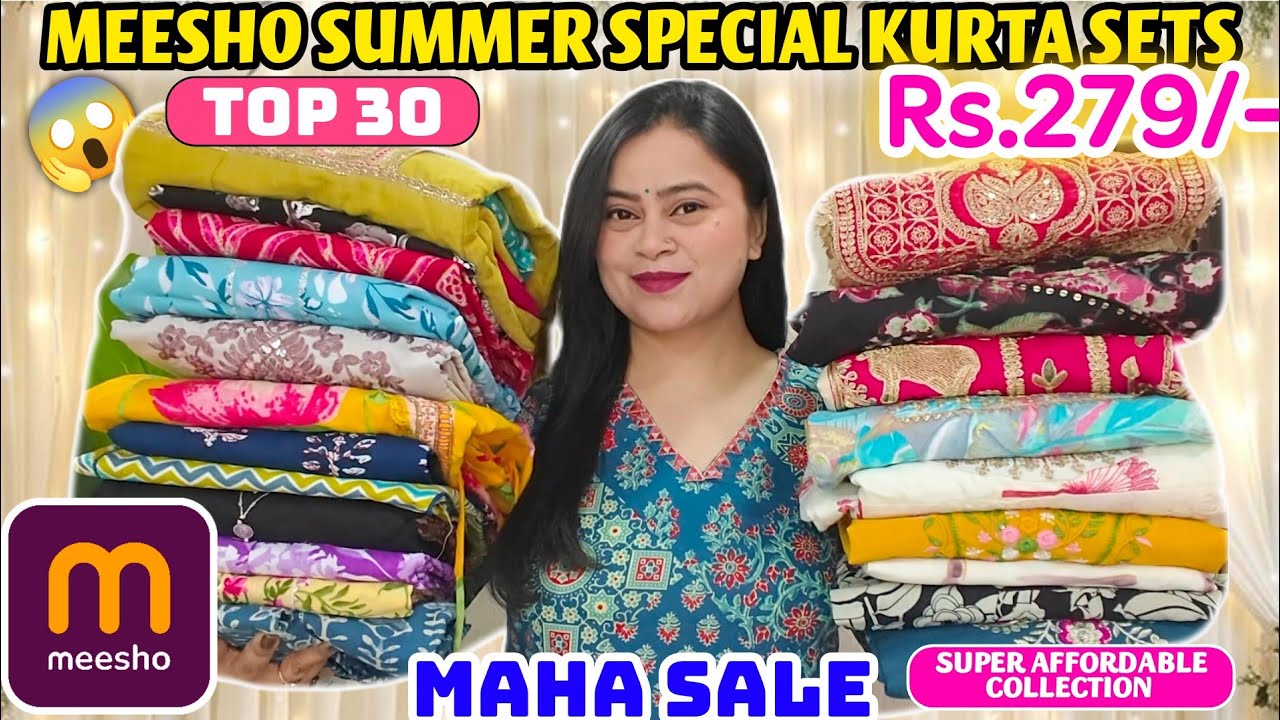 🌼Meesho Summer Special Cotton Kurta Dupatta Sets Starting Rs.279🌼Affordable & Comfortable #meesho