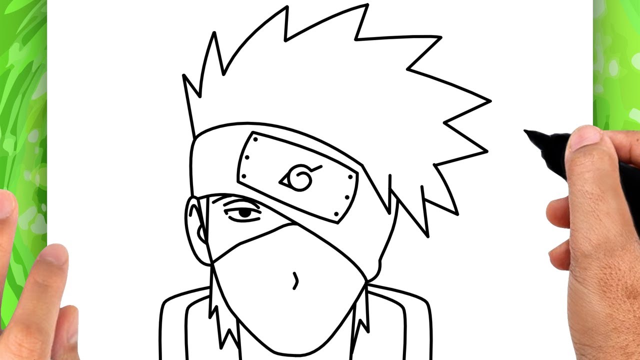 COMMENT DESSINER KAKASHI FACILEMENT | DESSIN DE KAKASHI FACILE