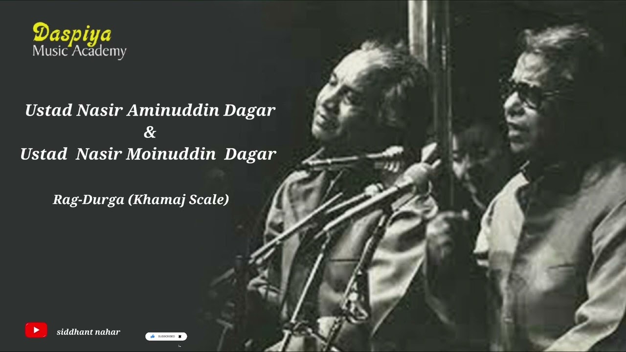 DAGAR BANDHU | NASIR AMINUDDIN  | NASIR MOINUDDIN | VOCAL RECITAL | RAAG DURGA | KHAMAJ