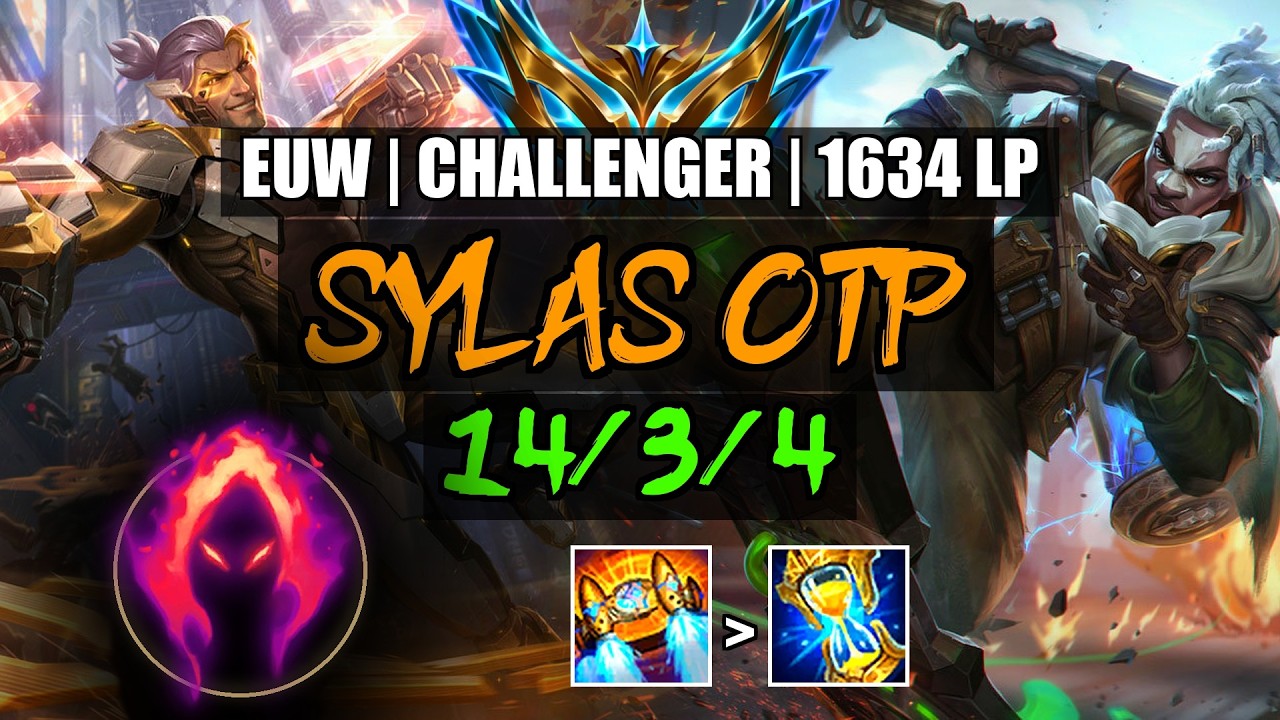 Sylas OTP vs Ekko Mid 14/3/4 | EUW Challenger 1634LP