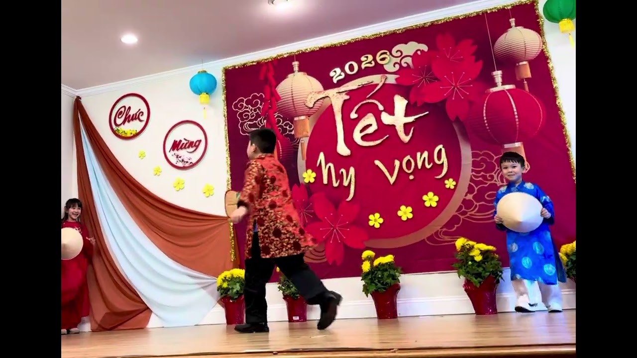 Thiếu Nhi và Ấu Nhi Biểu Diễn Áo Dài. Tết 2026. 14/2/2026