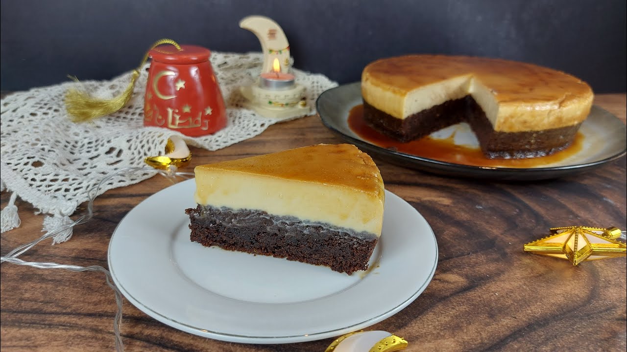 كيكة قدرت قادر || Crème Caramel Flan Sponge Cake