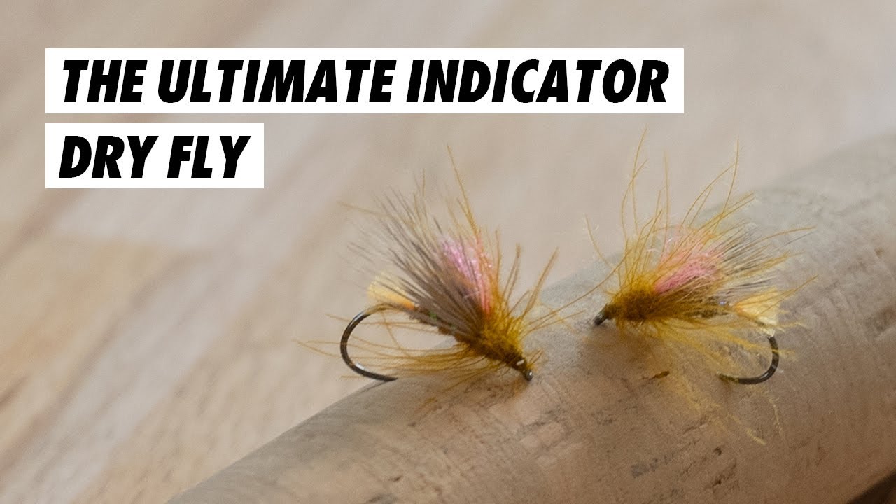 The Ultimate Dry Dropper Indicator Caddis DRY FLY Pattern // Fly tying tutorial