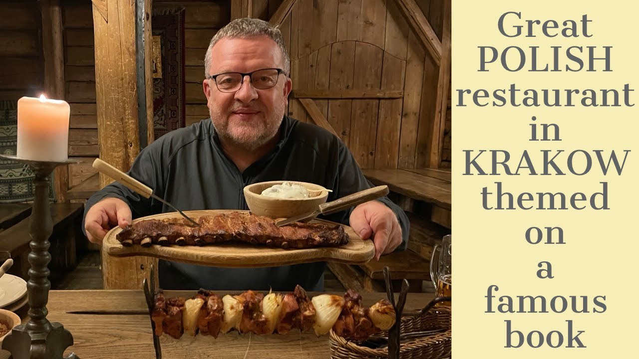 Great POLISH FOOD | Ogniem i Mieczem | KRAKOW restaurant themed on the book 'With Fire and Sword'