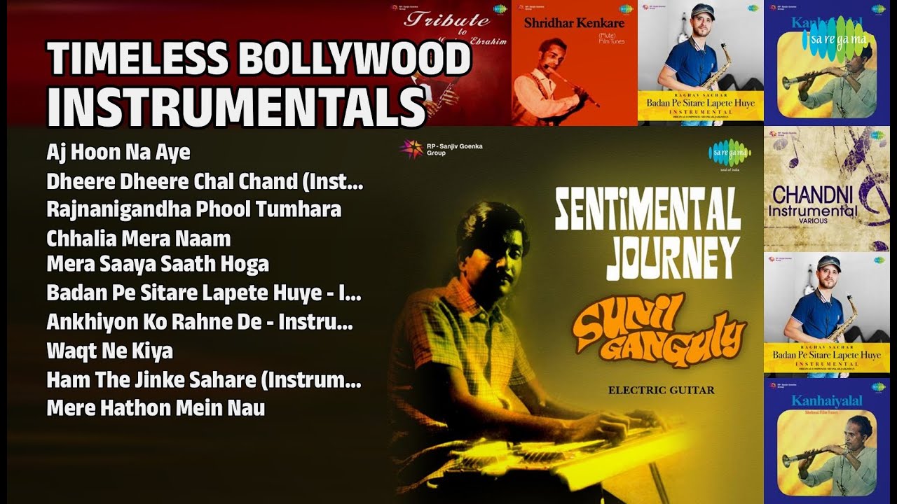 सदाबहार बॉलीवुड इंस्ट्रुमेंटल | Sunil Ganguly Songs | Aj Hoon Na Aye