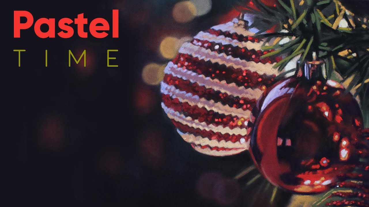 Christmas Shiny Baubles in Soft Pastel - Timelapse