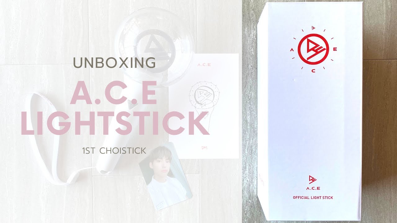 A.C.E 에이스 Lightstick (Choistick) Unboxing