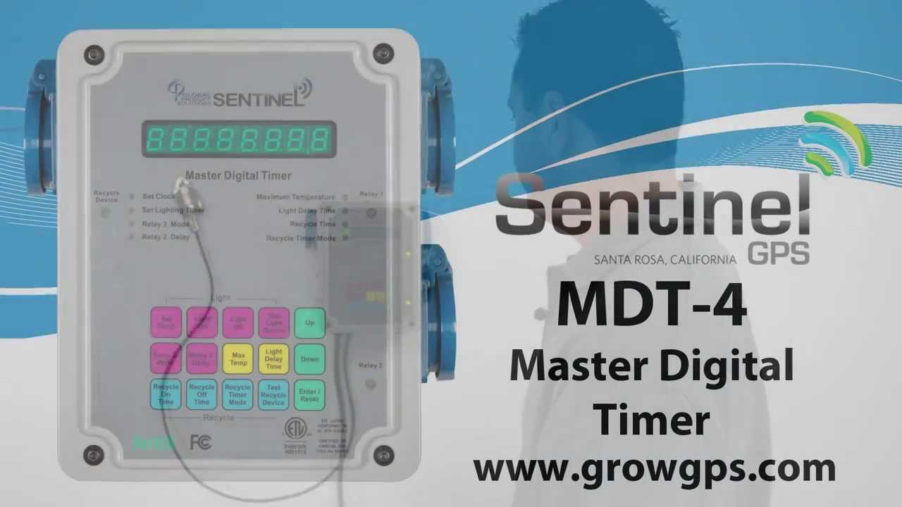 Sentinel GPS MDT4 - Master Digital Timer with High Temperature Shutdown