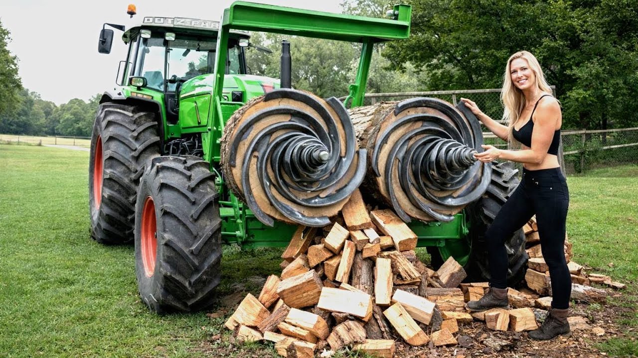 Log Splitters at Work: Turning Raw Timber into Clean, Reliable Firewood
