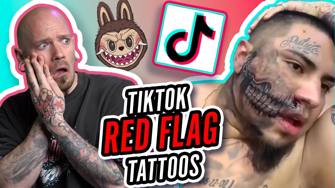 RED FLAG TIKTOK TATTOOS | Tattoo Critiques | Pony Lawson
