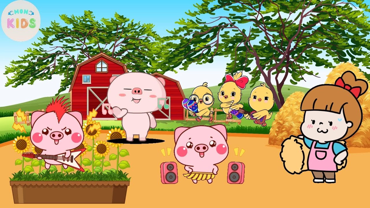 Funny Mix Kids Songs: The Wheels On The Bus 🚌 Old MacDonald Had A Farm 🐖 The Alphabet Song