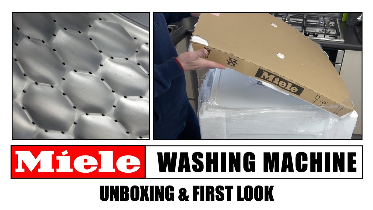 My New Miele W1 Excellence Washing Machine! Unboxing & First Look