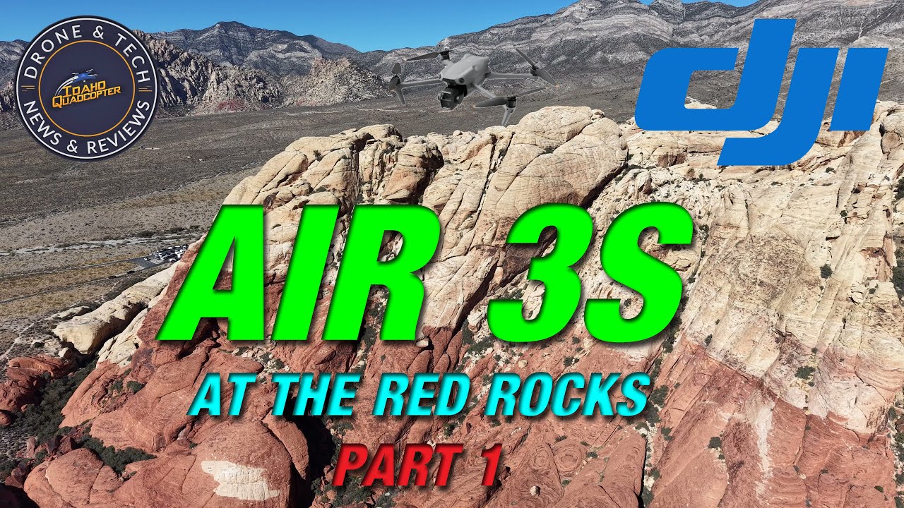 DJI Air 3S Flying at The Red Rocks - Las Vegas Drone Meetup - Part 1
