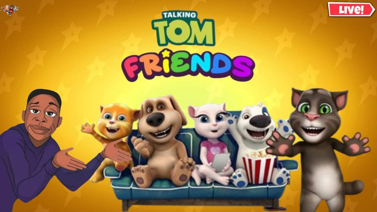 Talking Tom 2 friend funny Short (USA)Live streaming of @PuranYt Gaming