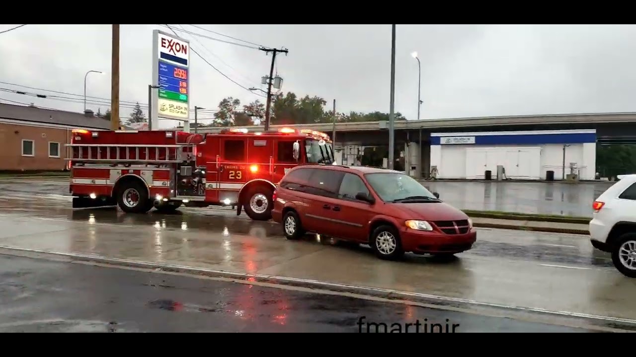Engine & Rescue Truck to Fire Alarm activation 