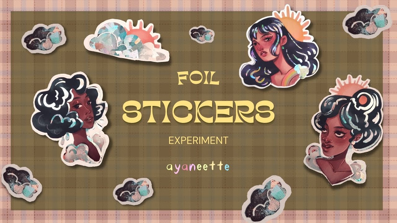 Holographic stickers/ partial foil experiments