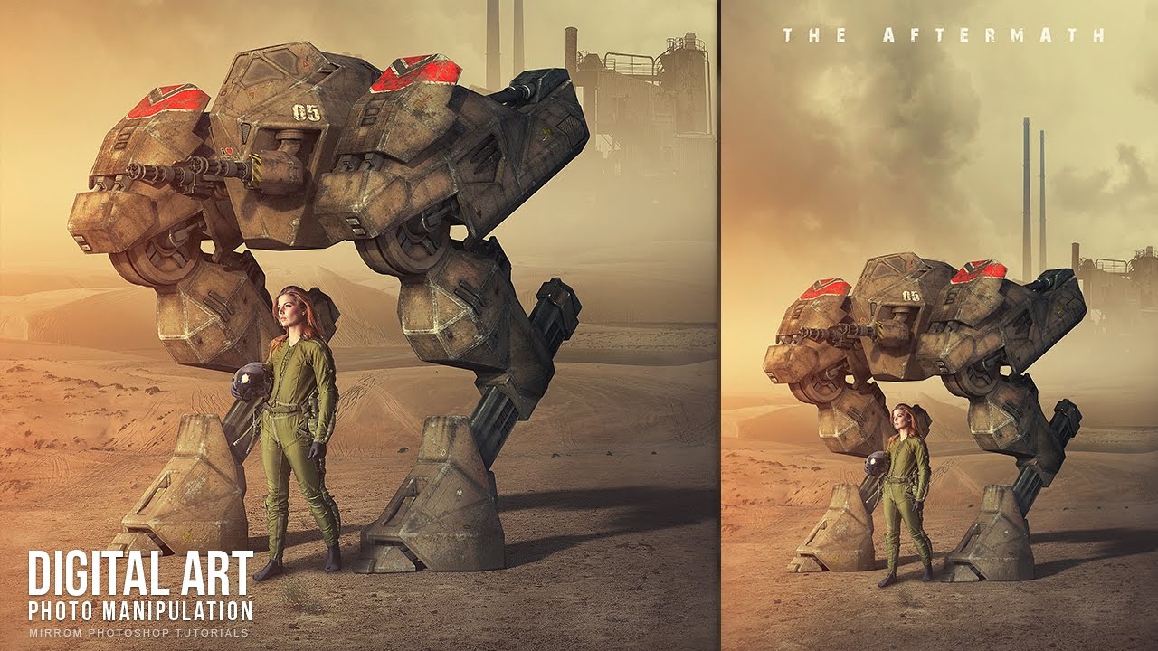 The Aftermath Sci-Fi Photo Manipulation In Photoshop CC