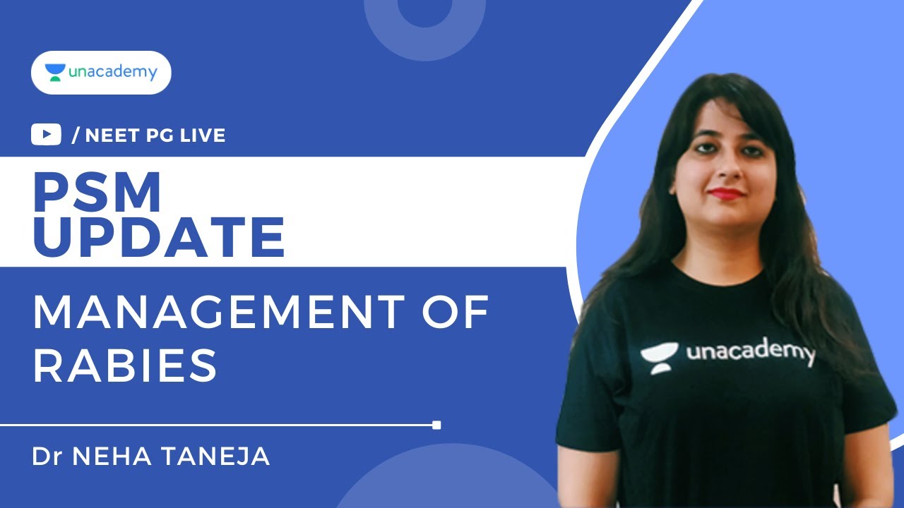 PSM UPDATE: Management of Rabies(Post exposure, Pre exposure & Re exposure prophylaxis) | Dr Neha