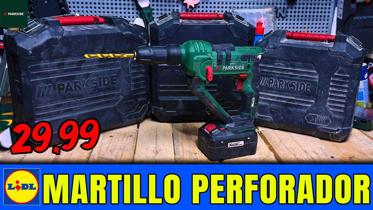 &iexcl;NUEVO! An&aacute;lisis del Martillo Perforador PABH 20-Li B2 de Parkside &iquest;Vale la pena?
