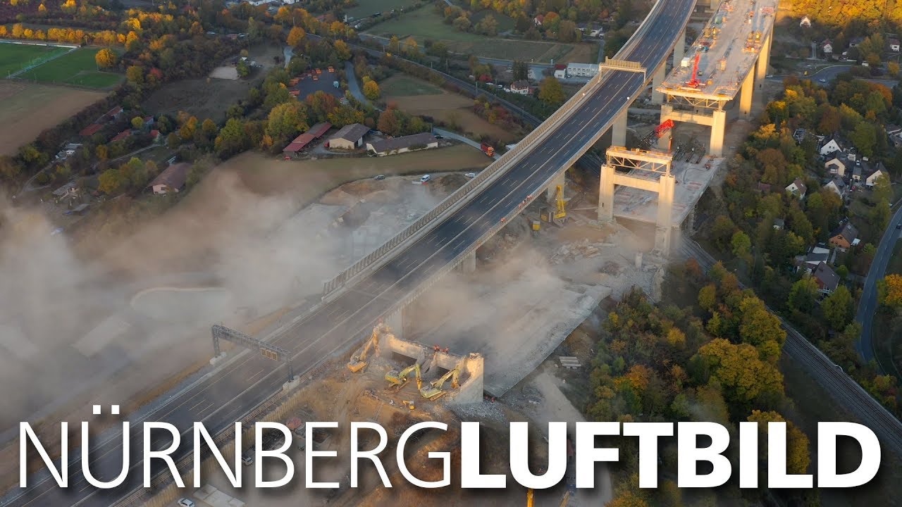 Abbruchsdokumentation der Talbrücke Heidingsfeld