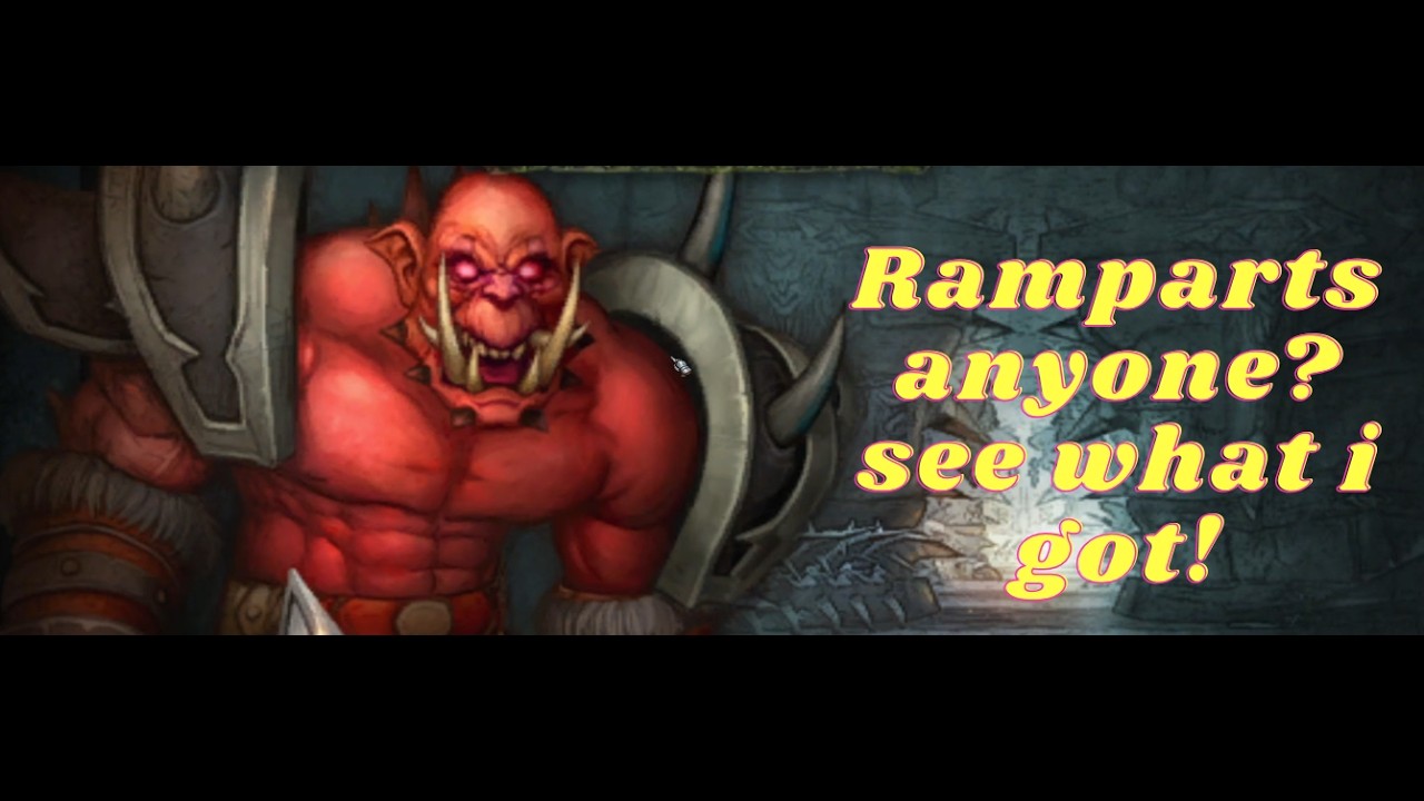 Few Ramparts Runs… Did I Get Lucky?