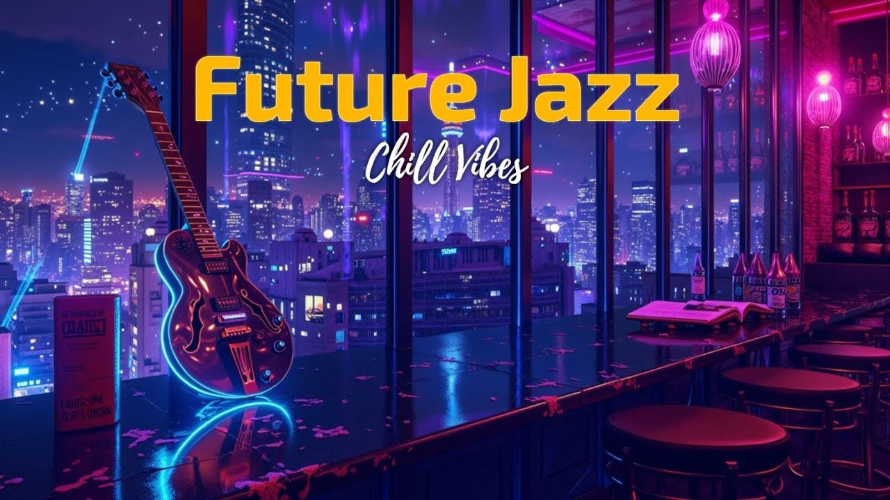Future Lounge Jazz & Neonowe Nocne Klimaty Miasta ~ Spokojny Jazz do Głebokiej Koncentracji