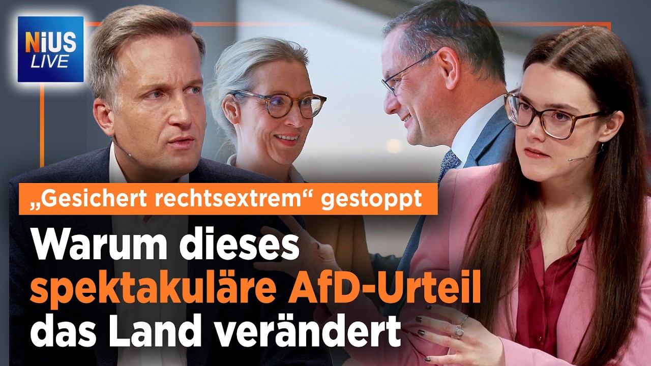 AfD-Sieg vor Gericht: Gericht zerlegt Verfassungsschutz-Gutachten | NIUS Live vom 27.02.2026