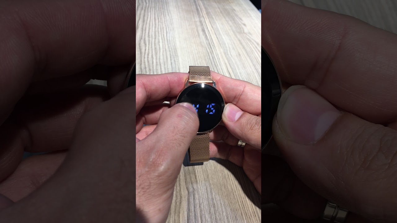 Dokunmatik Saat Nasıl Ayarlanır 4K Videolu Anlatım (how to set time touch watch)