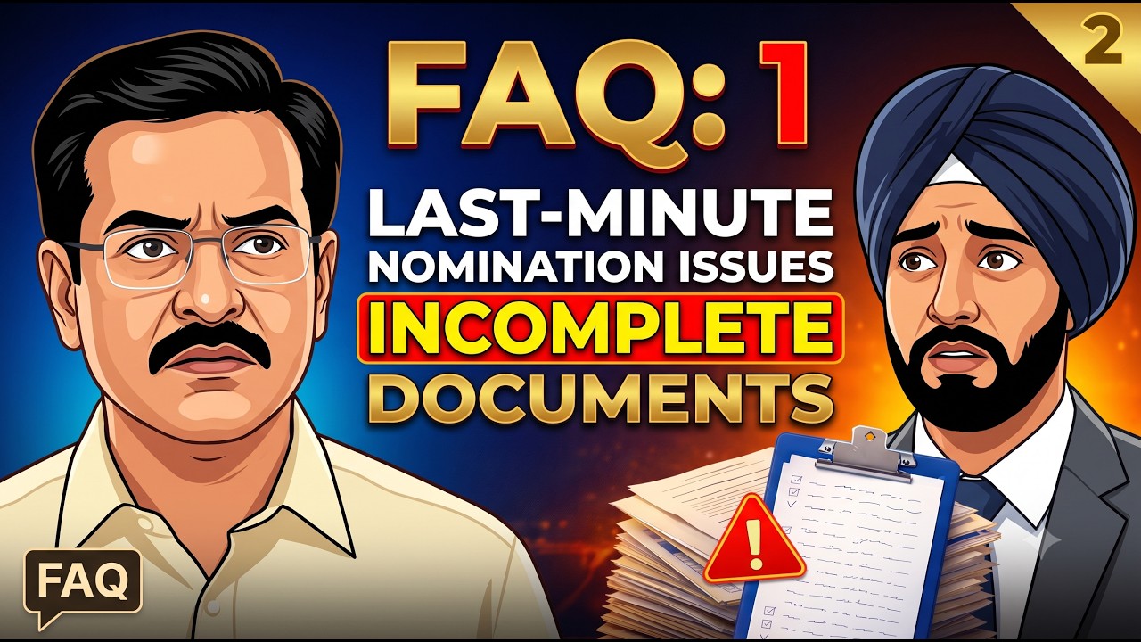 FAQ 1: Last-Minute Nomination Issues: Incomplete Documents