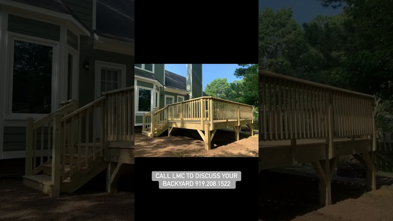 Revitalize your outdoor space with a LMC Raleigh deck! #executionmatters #deck #experiencematters
