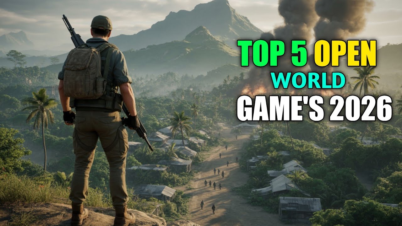 Top 5 Open World Games Every Gamer Must Play in 2026 🎮🔥
