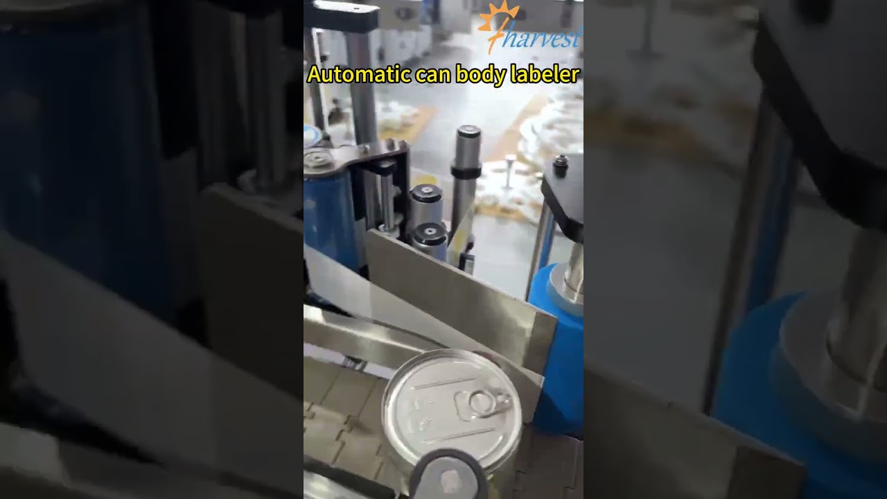 Pressure sensitive labeler for can body, Automatic round bottle labeling machine