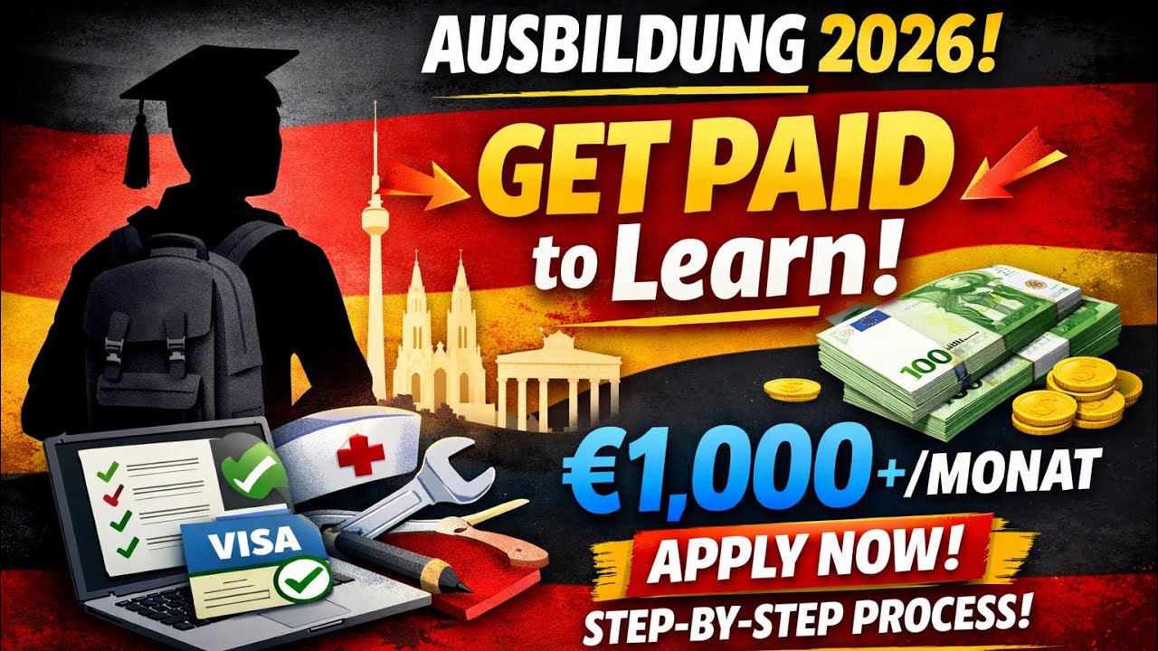 Ausbildung in Germany: Get Paid €1,000+/Month | Full Visa & Application Guide (Vocational Training)