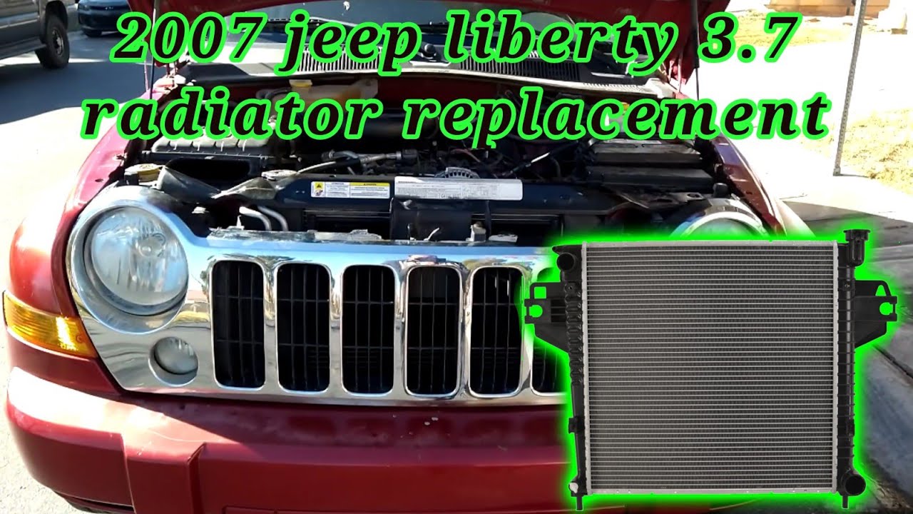 2007 Jeep liberty 3.7 Cómo cambiar el radiador (radiator replacement)