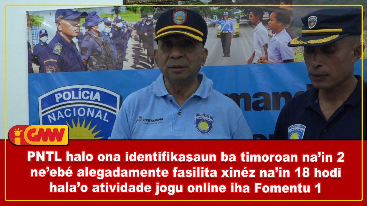 PNTL halo ona identifikasaun ba timoroan 2 ne’ebé alegadamente fasilita xinéz 18 hala’o jogu online