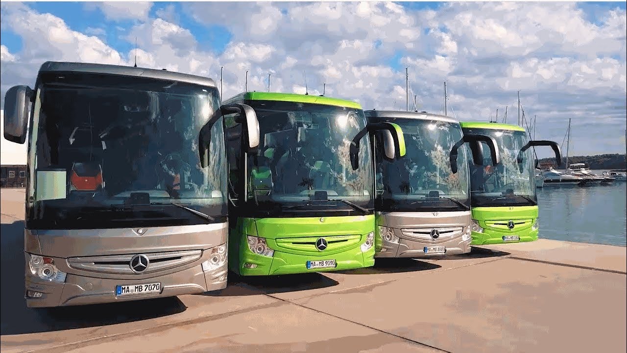 Mercedes-Benz Tourismo Line Bus 2018 Driving Scenes