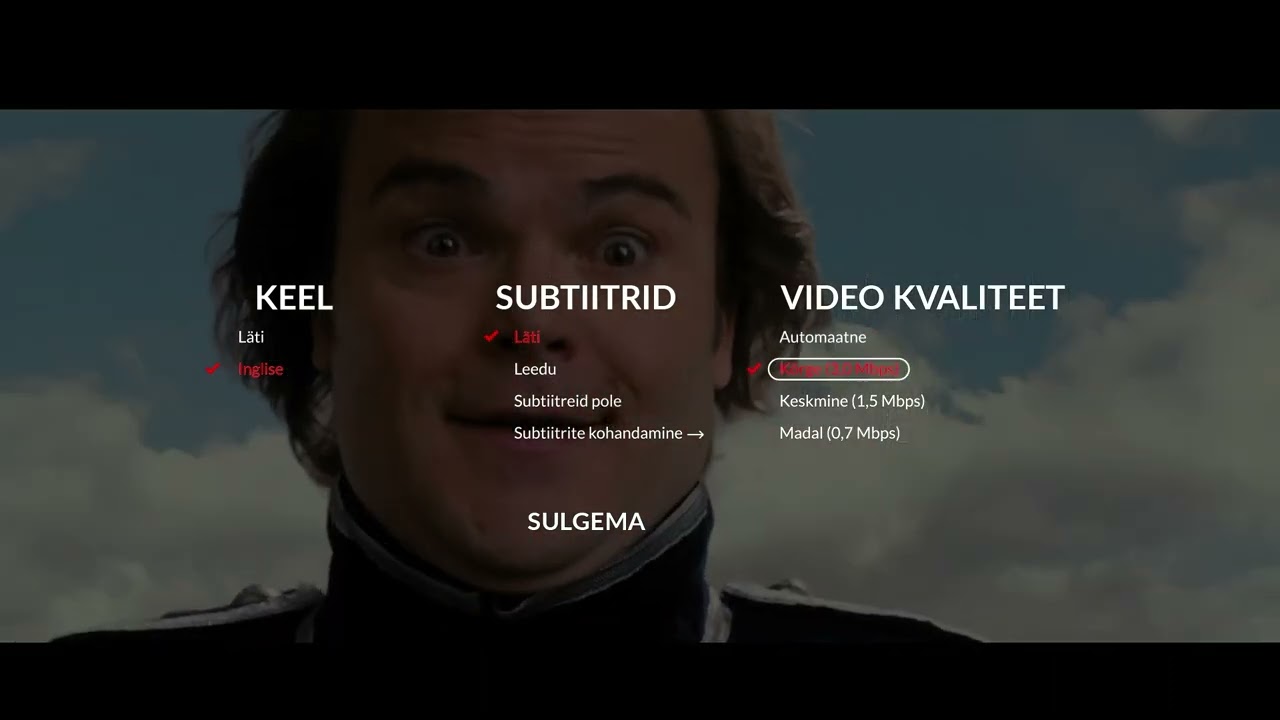 TV-kanalite vaatamine Go3 televisioonis