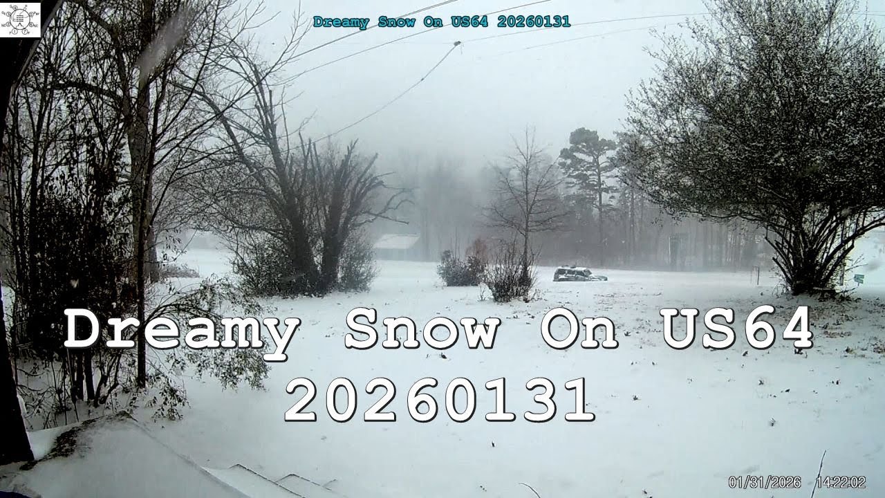 Dreamy Snow On US64 20260131
