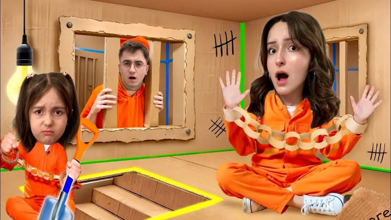 KARTON HAPİSANEDEN KAÇIŞ OPERASYONU‼️ZEYNEP VE HİRANUR 