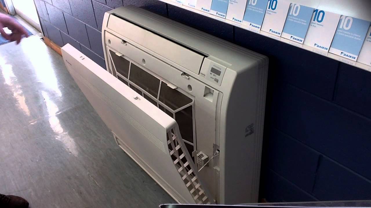 Daikin Floor Mounted Filter Cleaning instructions