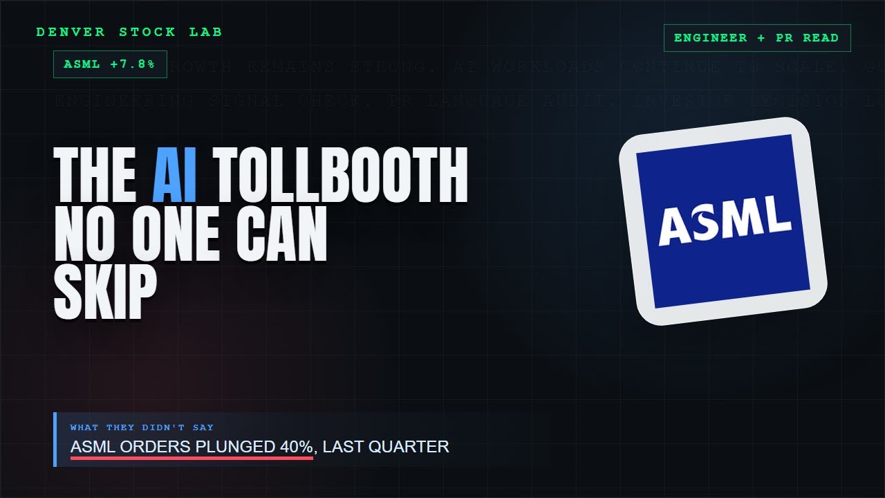 ASML: Wzrost o 7,8% &mdash; monopolista EUV należący do AI napędza Twinscan EXE:5000