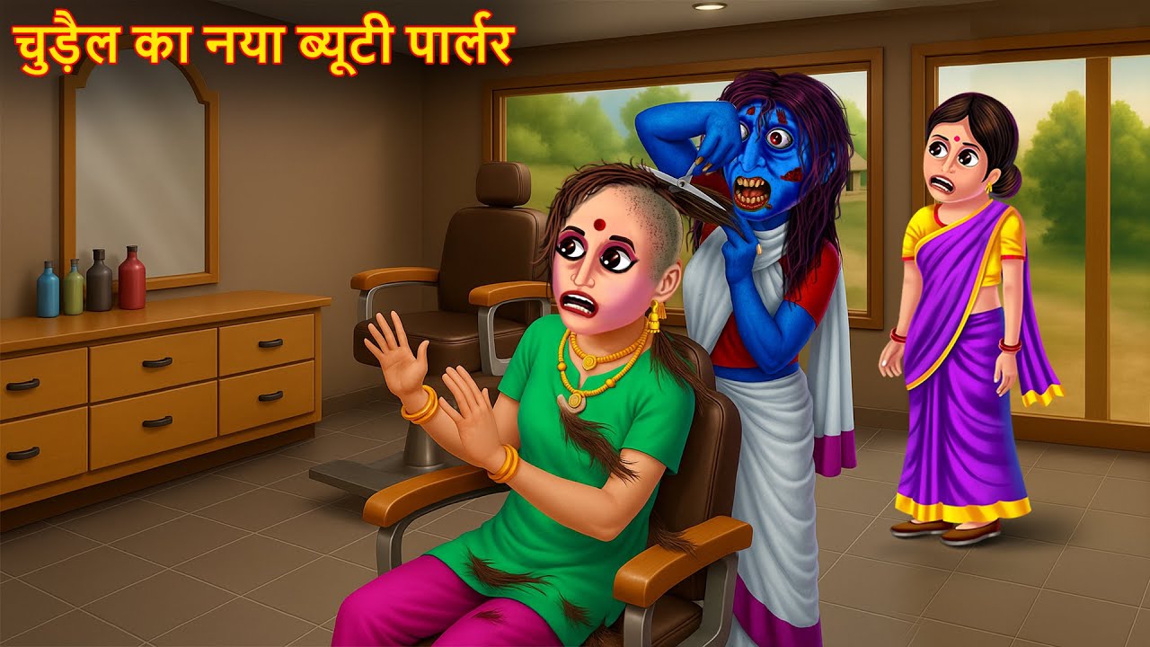 चुड़ैल का नया ब्यूटी पार्लर | New Beauty Parlor | Horror Story | Chudail Ki Kahaniya | Hindi Stories