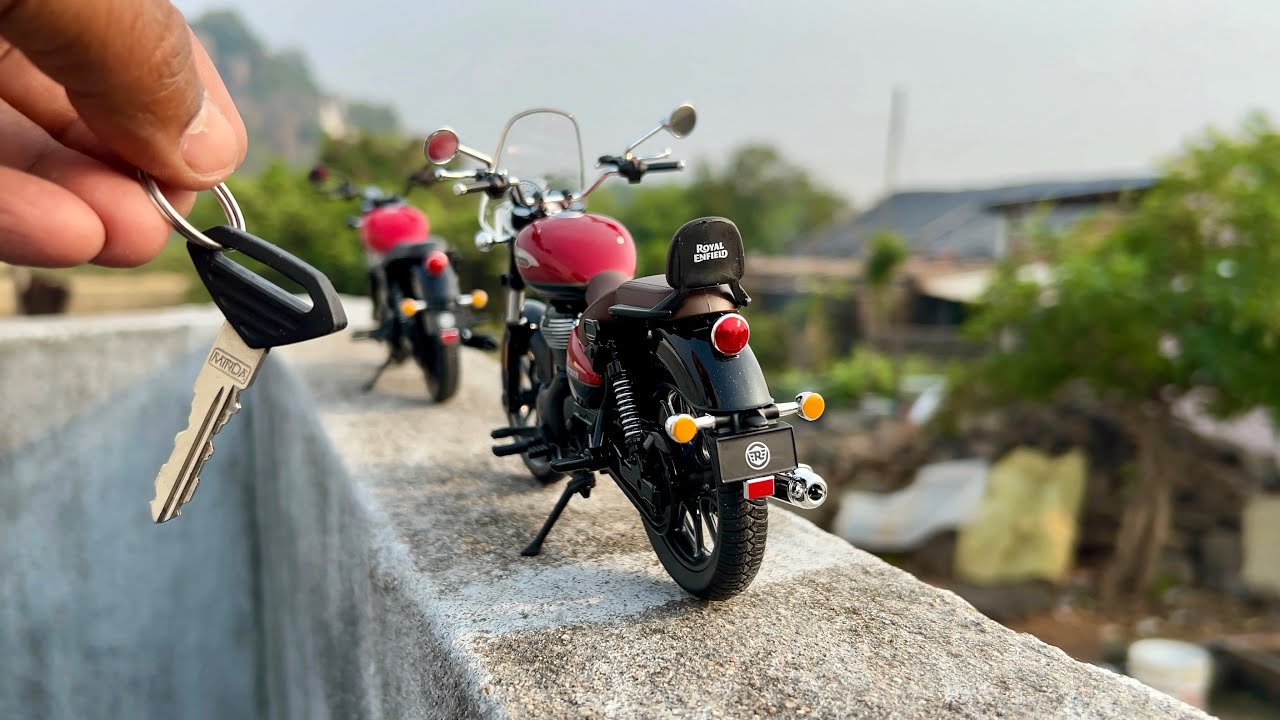 Unboxing of Royal Enfield J1A Classic 350  | Meteor 350 | Scale 1:12 Model | Miniature | Unboxing |