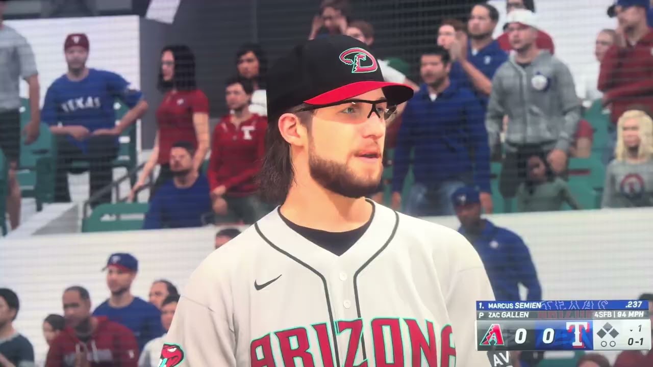 Diamondbacks vs Rangers MLB the show 24 full game 1 Inning game 2023 World Series ￼￼