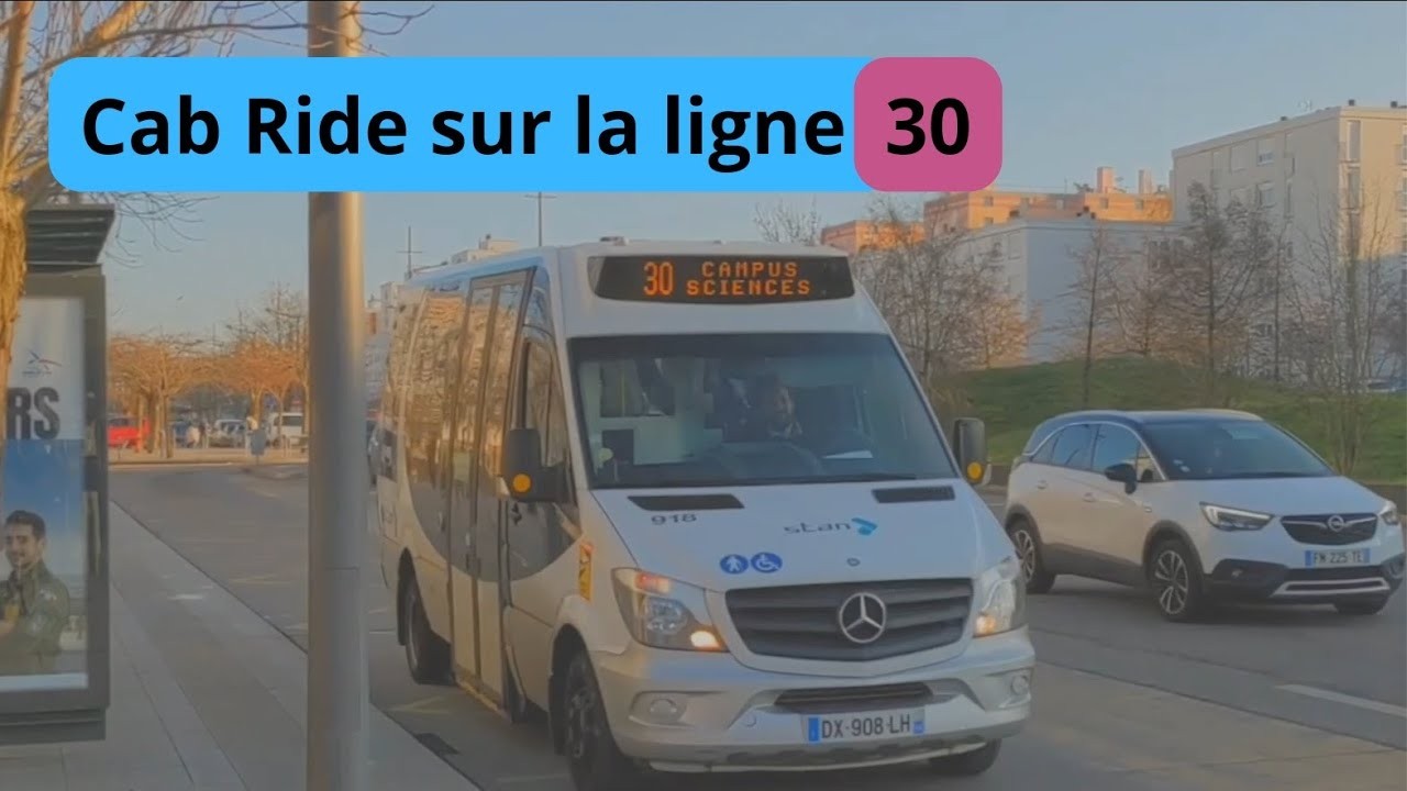 Cab Ride : La ligne 30, de Villers Campus Sciences à Laneuveville Gare !