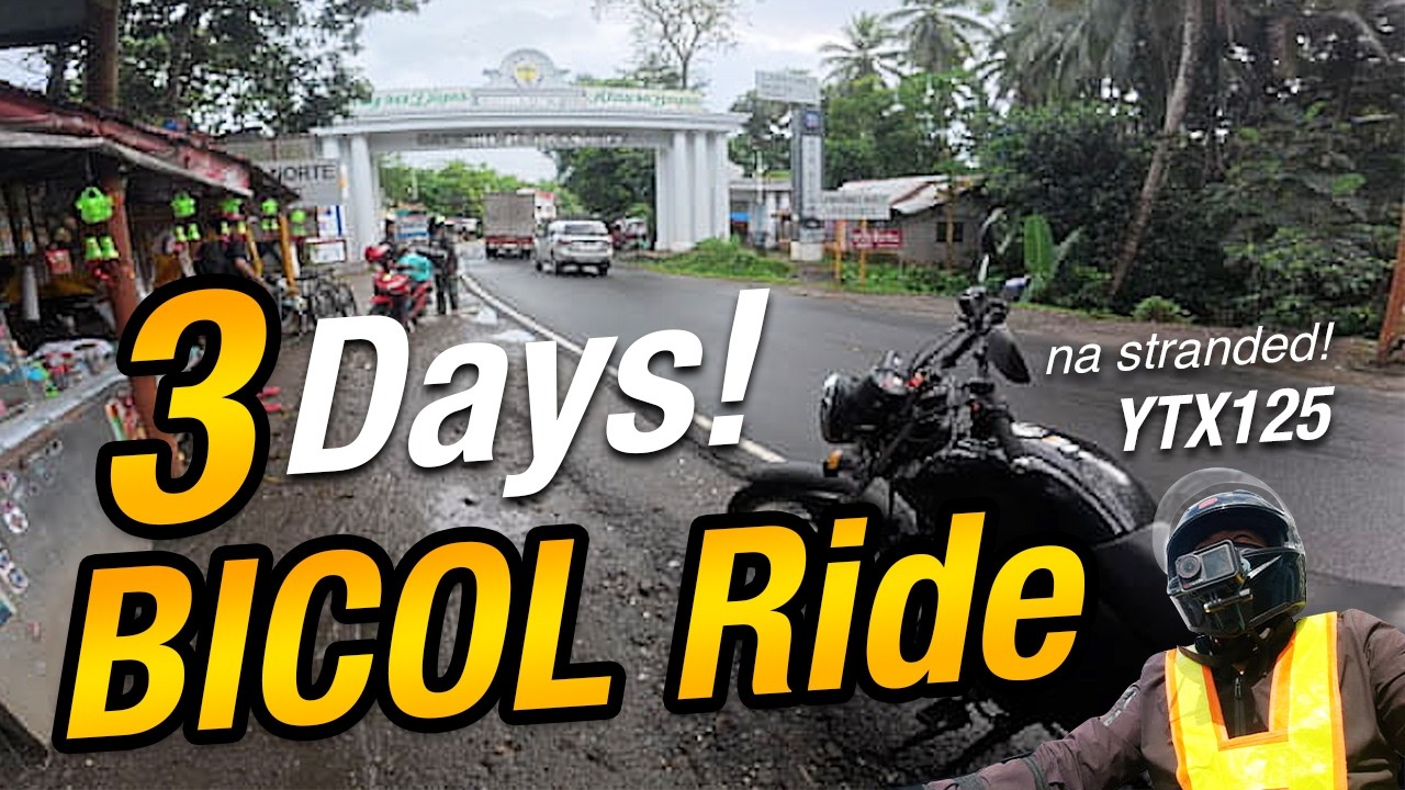Bicol Ride 18 Epic stopover! w/ Yamaha YTX 125