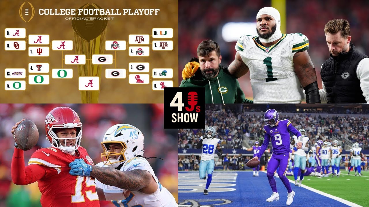 MAHOMES INJURY, MICAH PARSONS DOWN, COWBOYS ELIMINATED | NFL RECAP + CFB PLAYOFF PREDICTIONS